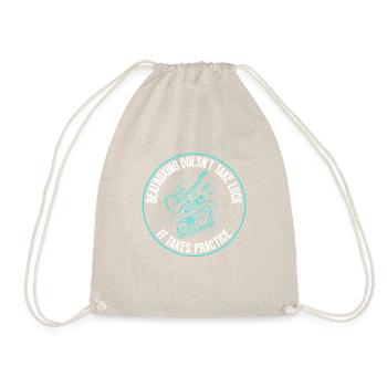 Beatboxing needs practice Beatboxing Beatboxer music - Drawstring Bag - nature - Front