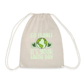 Planet It's Your Earth Day Support Tag Der Erde - Sac de sport léger - nature - Devant