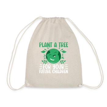 Tree Planting For Kids Earth Day Save Planet - Drawstring Bag - nature - Front