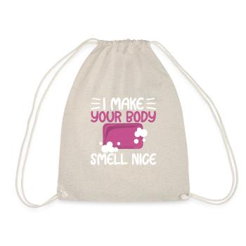 Let your body smell good Soapmaker - Drawstring Bag - nature - Front