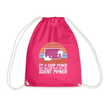 Je suis Scent Maker Soap Maker Expert en fabrication de savon - Sac de sport léger - fuchsia - Devant