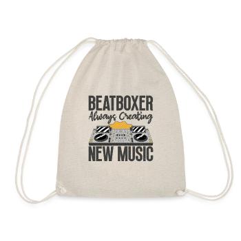 Erstellen Von Musik Beatbox Beatboxing Lover - Turnbeutel - Natur - Vorne