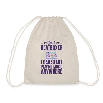 Beatboxer joue de la musique Beatboxing Beatboxing Lover - Sac de sport léger - nature - Devant