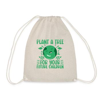 Plantation d’arbres pour les enfants Jour de la Terre Save Planet - Sac de sport léger - nature - Devant