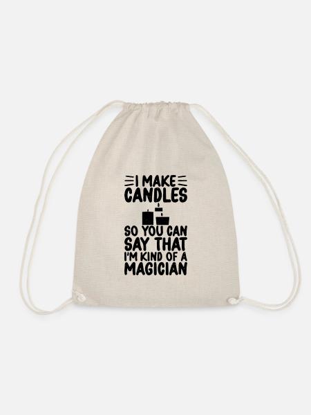 Ich Mache Kerzen Candle Maker Candle Making Lover - Turnbeutel - Natur