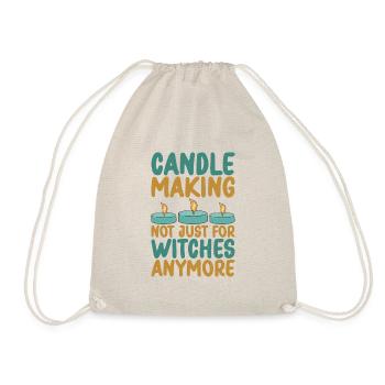 Candle production not only for - Drawstring Bag - nature - Front