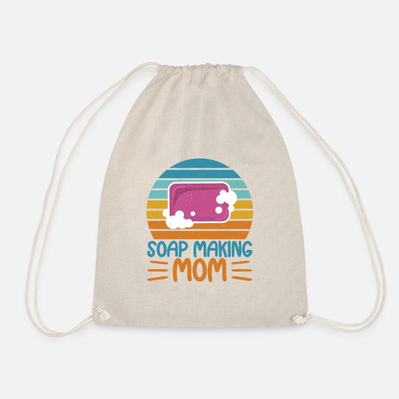 Soap Making Mom Soap Maker Expert Soap Lover - Drawstring Bag - nature