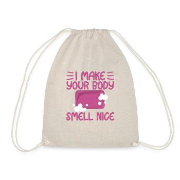 Let your body smell good Soapmaker - Drawstring Bag - nature - Front