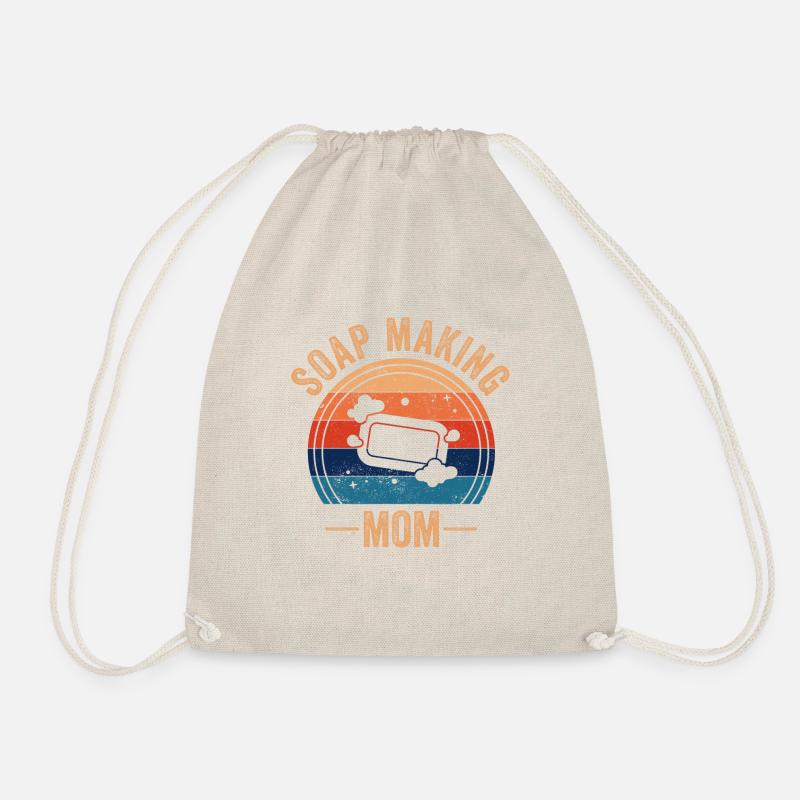Soap Making Mama Soap Making Expert - Drawstring Bag - nature