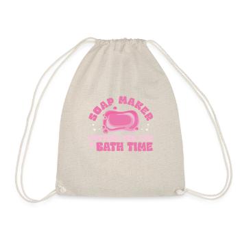 Soap Maker Fun Bath Time Soap Making Expert Lover - Drawstring Bag - nature - Front