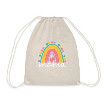 Retro Vintage Mother-Mother-Day-Love-Mama-Mama - Drawstring Bag - nature - Front