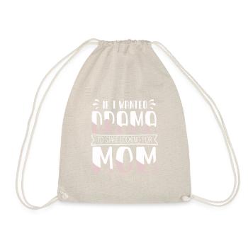 Je commencerais après maman, la fête des mères, maman, - Sac de sport léger - nature - Devant