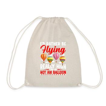 Be an expert in hot air balloon rides - Drawstring Bag - nature - Front