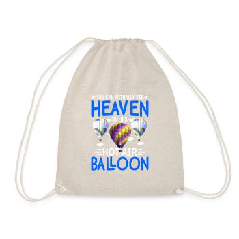 Siehe Heaven Hot Air Balloon Riding Balloons - Turnbeutel - Natur - Vorne