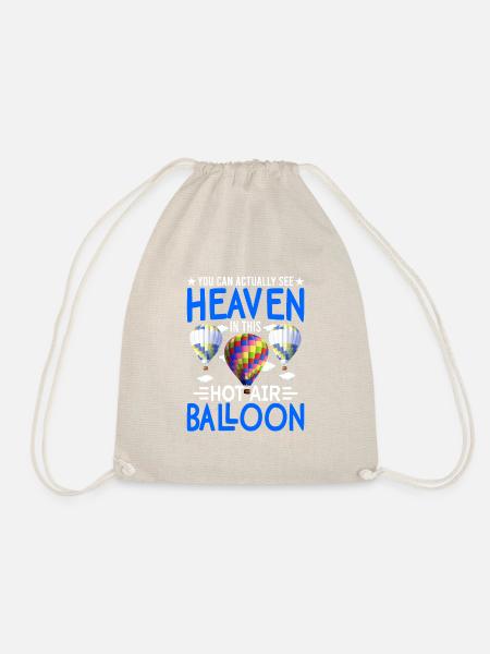 Siehe Heaven Hot Air Balloon Riding Balloons - Turnbeutel - Natur