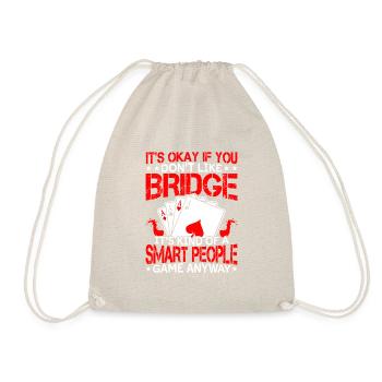 Bridge Smart People Sports Card Game Bridge - Sac de sport léger - nature - Devant