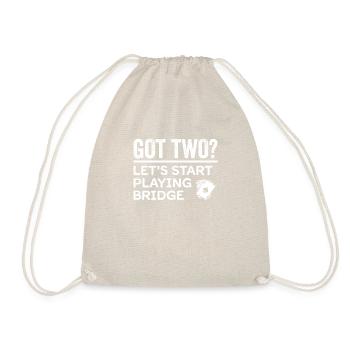 Start playing the - Drawstring Bag - nature - Front