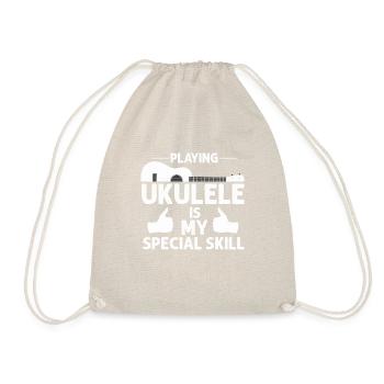 Guitare Hawaïen Joueur de Ukulélé - Sac de sport léger - nature - Devant