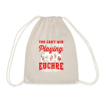 Euchre Player Euchre Card Game Expert - Sac de sport léger - nature - Devant
