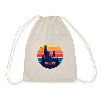 The mountains call and I have to go mountaineer, wa - Drawstring Bag - nature - Front