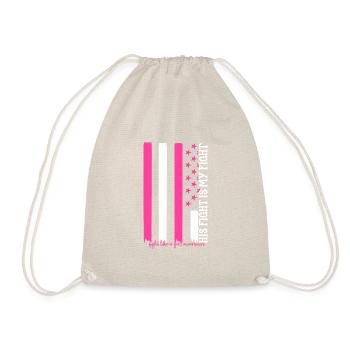 Cancer du sein - vêtements éducatifs pour femmes - Sac de sport léger - nature - Devant