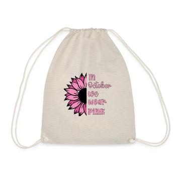 Cancer du sein - vêtements éducatifs pour femmes - Sac de sport léger - nature - Devant