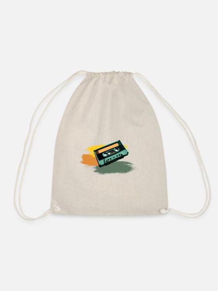 Cassette - Drawstring Bag - nature