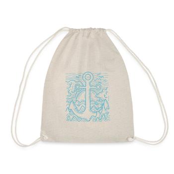 Anchor - Drawstring Bag - nature - Front