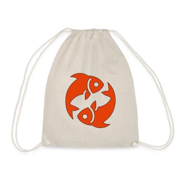 Signe du zodiaque Poissons Poissons rouge - Sac de sport léger - nature - Devant