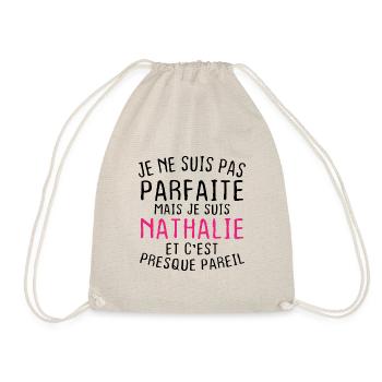 Pas parfaite mais je suis Nathalie - Sac de sport léger - nature - Devant