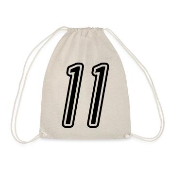 11 Number number - Drawstring Bag - nature - Front