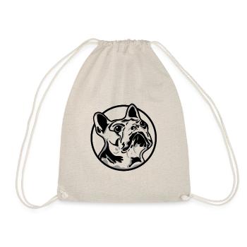 French bulldog - Drawstring Bag - nature - Front