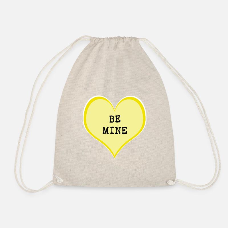 Be mine - Drawstring Bag - nature