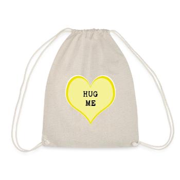 Hug me - Drawstring Bag - nature - Front