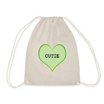 CUTIE - Drawstring Bag - nature - Front