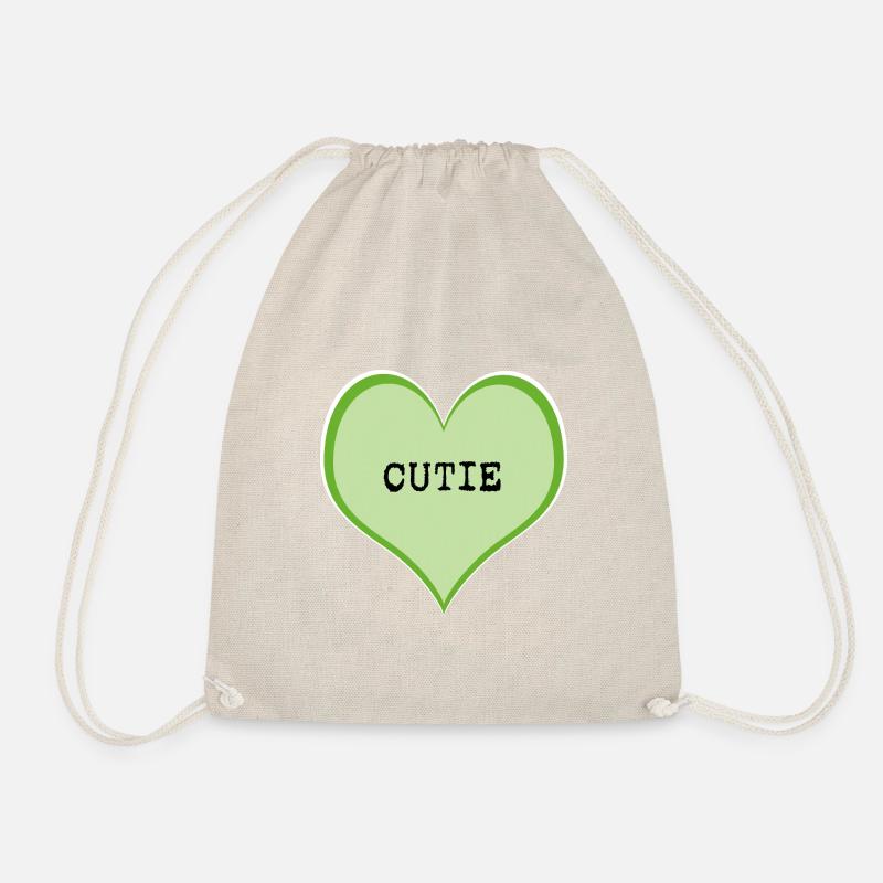 CUTIE - Drawstring Bag - nature