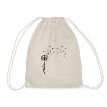 Shalom Dandelion design - Drawstring Bag - nature - Front