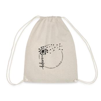 Christian Dandelion design croire Actes 16:31 - Sac de sport léger - nature - Devant