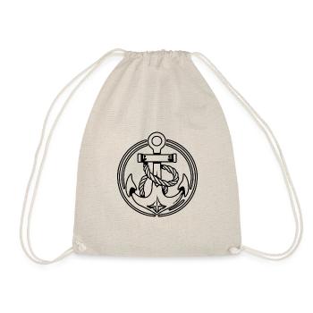 Anchor Boat Ship Nautical - Drawstring Bag - nature - Front