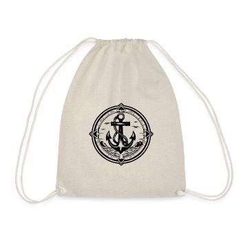 Anchor Boat Ship Nautical - Drawstring Bag - nature - Front