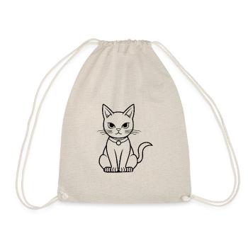 Chat chaton chaton dame - Sac de sport léger - nature - Devant