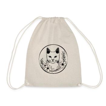 Chat chaton chaton dame - Sac de sport léger - nature - Devant