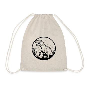Dino Dinosaur Dinosaurs Paleontology - Drawstring Bag - nature - Front