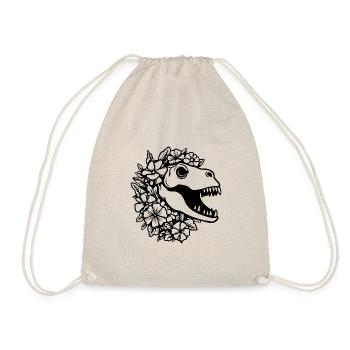 Dino Dinosaur Dinosaurs Paleontology - Drawstring Bag - nature - Front