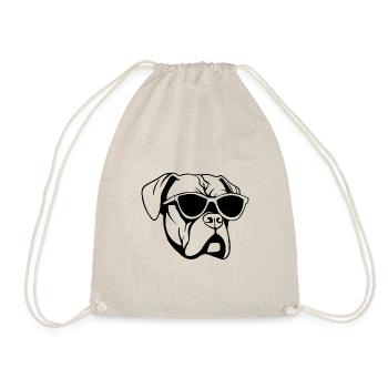 Boxer Dog Dog Breeds - Drawstring Bag - nature - Front