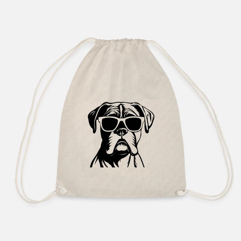 Boxer Hund Hunderasse - Turnbeutel - Natur