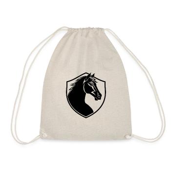 Horse Horse Head Pony - Drawstring Bag - nature - Front