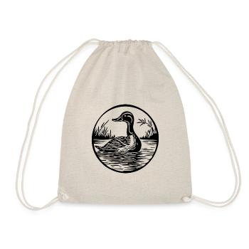 Duck Birds Ducks - Drawstring Bag - nature - Front