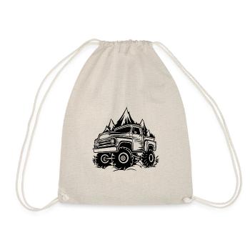 Monster Truck Monster Truck Lover Fan - Drawstring Bag - nature - Front