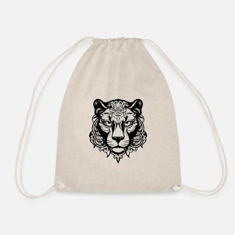 Panther Raubtier Dschungel Wildkatze - Turnbeutel - Natur